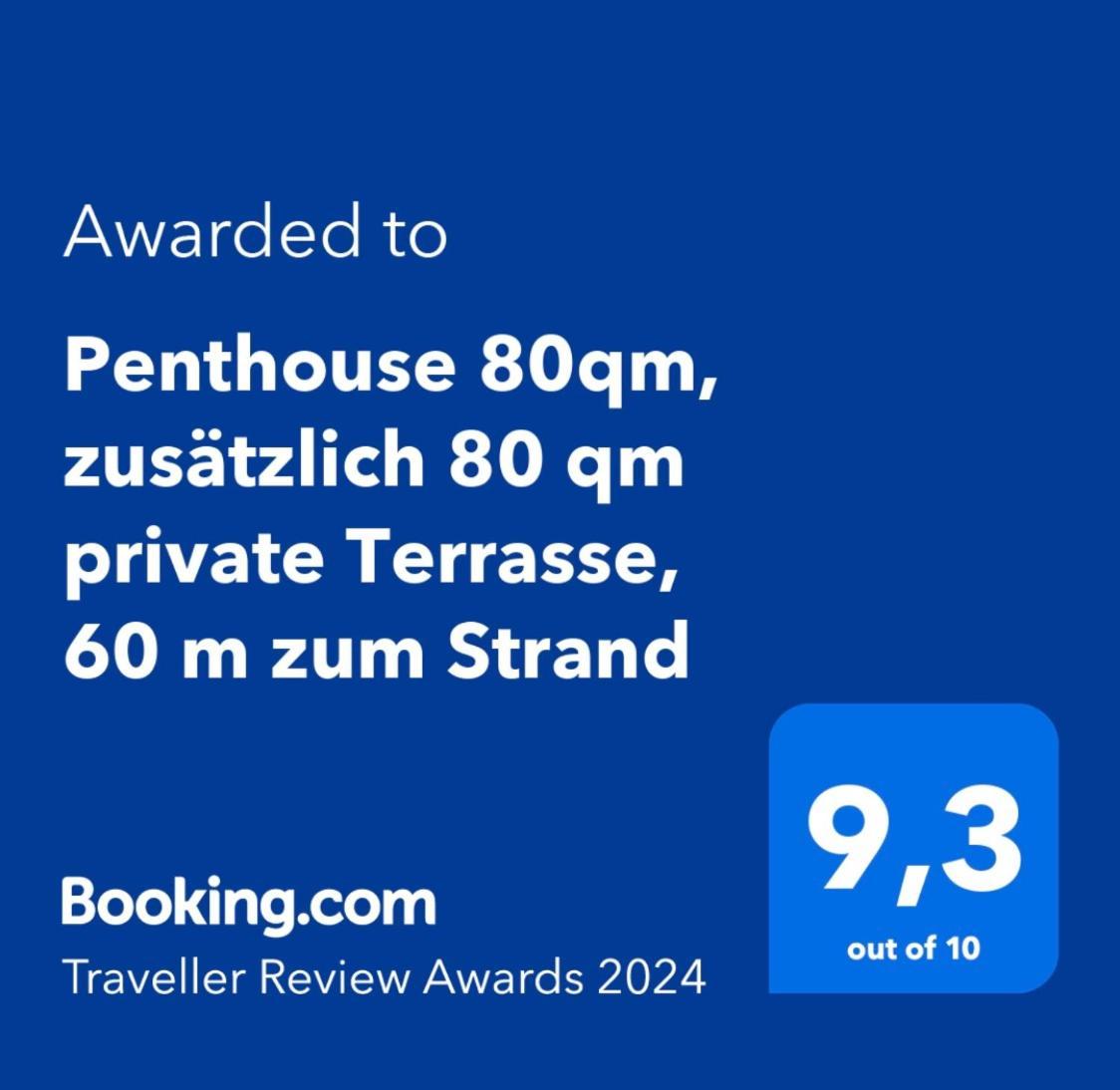 Penthouse 80Qm, Zusaetzlich 80 Qm Private Terrasse, 60 M Zum Strand Dénia Esterno foto